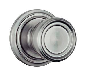 lot 18647 image: Hampton Push Pull Rotate Keyless Door Lock 23045-119 Satin Nickel