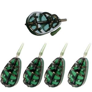lot 2253 image: A 5 Pcs Inline Method Feeders Carp Fishing Method Feeder Carp Fishing Tackle Carp Feeder Carp Fishing Accessories Fishing Equipment Bait Fishing Tool Accessories Good Holding of Bait with Long Cast