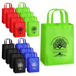 lot 2256 image: Abbylike 16 Pieces Family Reunion Gift Bags Remembering Our Roots Reusable Bags with Handles Family Tree Party Supplies