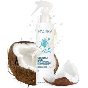 lot 2260 image: Pacifica Coconut Milk Hair Detangler Spray �� Leave-In Conditioning Elixir for Tangle-Free Hair �� Instantly Detangles Knots, Adds Shine & Moisture, Prevents Breakage & Frizz �� Vegan & Cruelty-Free