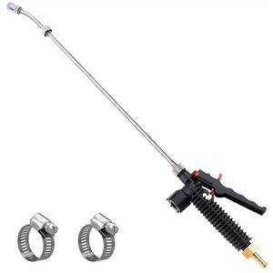 lot 2261 image: Universal Sprayer Wand, 29 Inches, Stainless Steel, Shut Off Valve (38 Barb)