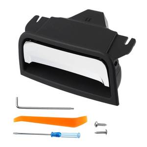 lot 2269 image: X AUTOHAUX 2286130422792217 Center Console Armrest Lid Latch Plate for Chevy Silverado 1500 2014-2018 for GMC Sierra Yukon Center Console Cover Lock Silver Tone