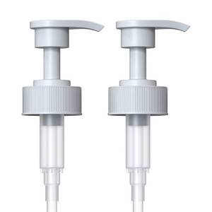 lot 2283 image: Gallon Pump Dispenser for Glass Jugs or Plastic Bottles - Compatible with Listerine Pump 1-1.5L Bottle Heavy-Duty Industrial Grade for Syrup, Soap, Condiments, Detergent - Pack of 2 White Pumps