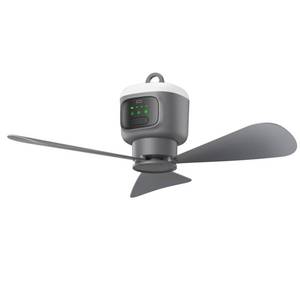 lot 2315 image: xeamun 18 Inch Canopy Fan,12000mAh Portable Outdoor Ceiling Fan with Light