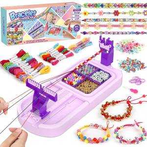 lot 3329 image: Cmiolacuna Friendship Bracelet Making Kit for Girls Ages 8-12 Loom Maker