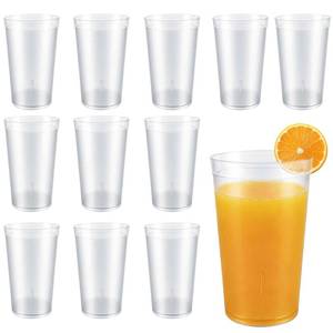 lot 4121 image: VAKUKK Plastic Drinking Cups for Party Wedding Home Camping,8oz,12pack