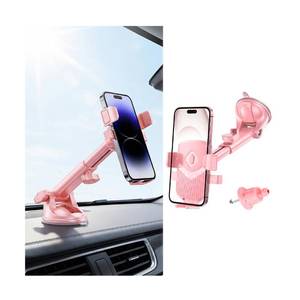 lot 4133 image: FALVFUN 360-Degree Phone Mount for Dash Windshield or Vent, Pink1