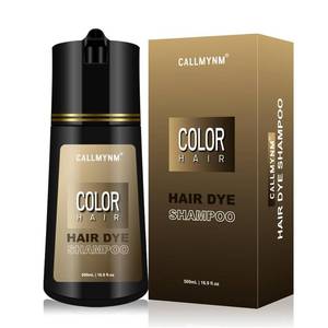 lot 4135 image: Callmynm Hair Dye Shampoo for Gray Hair, 3 In 1 Natural & Long-Lasting Hair Color Shampoo, Instant Magic Hair Dye, Champu Para Canas, Herbal Treated for Men Women,16.9 fl.oz (Coffee)