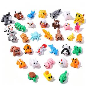 lot 4178 image: JOICEE 36Pcs Mini 3D Printed Animals Articulated Flexible Fidget Toys