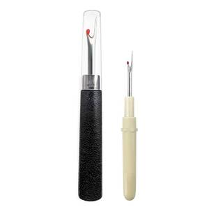 lot 4179 image: 2PCS Seam Rippers, Sharp Sewing Seam Thread Remover Stitch Unpicker with Ergonomic Handles for Needle Work Patterns and Sewing Clothes