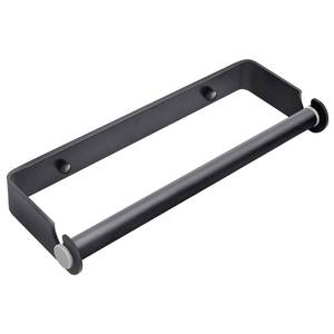 lot 4214 image: PEDORUBY Under Cabinet Paper Towel Holder, Adhesive or Drill Mount Paper Towel Holder, Wall Mount Paper Towel Holders for Kitchen or Bathroom (Black)