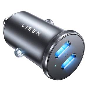 lot 4235 image: LISEN 90W USB C Car Charger USB C Fast Charge, 45W PD&QC 3.0 Fast Car Charger