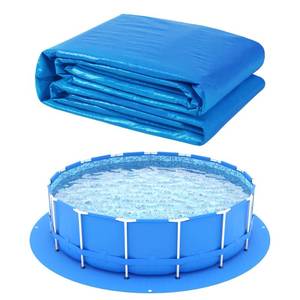 lot 1044 image: UJG 18 x 18 Ft Swimming Pool Ground Cloth Tarp