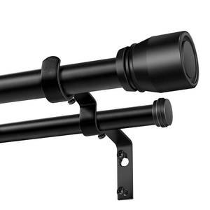 lot 1048 image: Hradecti Heavy Duty Double Curtain Rod 32-120 Inch