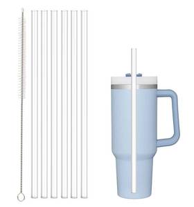 lot 2323 image: Beonsky Replacement Straw for Stanley Tumbler, 6-Pack