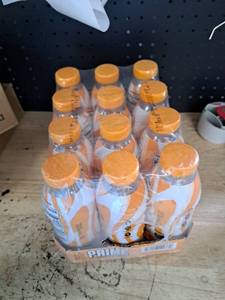 lot 3332 image: Prime Nutrition Orange Flavor Protein Drink Bottles (12-Pack)