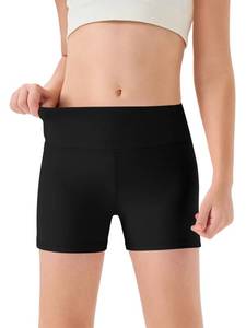 lot 6016 image: Haloumoning Girls Athletic Shorts High Waisted Size 140