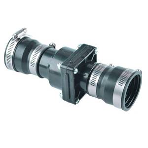lot 6038 image: Hydro Master Plastic Sump Pump Check Valve 1-12 1-14