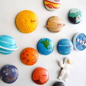 lot 6040 image: Bonilve 13-Piece Solar System Magnet Set