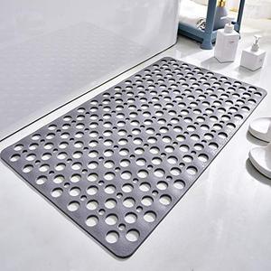 lot 6045 image: Kurbetts Non-Slip Shower Mat 21 x 21 Gray