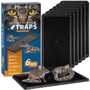 lot 6059 image: Lulucatch Mouse Traps, 6 Pack Large Glue Boards