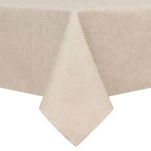lot 6478 image: Hiasan Beige Faux Linen Rectangle Tablecloth 30x60