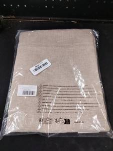 lot 6480 image: Linen Round Liner Tablecloth 70in