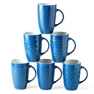 lot 7634 image: AmorArc Ceramic Coffee Mugs Set of 6, 16oz