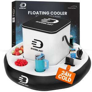 lot 8005 image: Diveblast Floating Cooler 24-Can Capacity