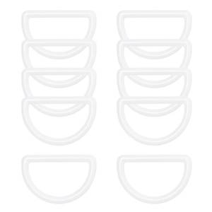 lot 8009 image: ONLYKXY Plastic D Ring Buckles 10-Piece Set