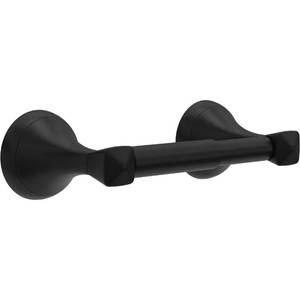 lot 8022 image: Delta Toilet Paper Holder Spring Loaded Matte Black