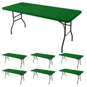 lot 11329 image: Enjoyidea Fitted Tablecloth 6-Foot Rectangle Spandex
