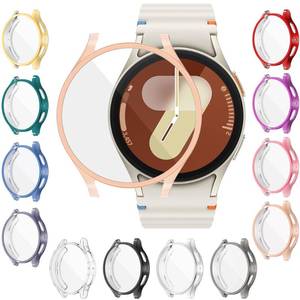 lot 12012 image: YUVIKE Galaxy Watch 7 40mm Screen Protector Case 12-Pack