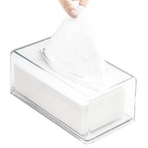 lot 12020 image: Gracecott Clear Acrylic Tissue Box Holder