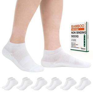 lot 12028 image: Bulinlulu Diabetic Socks for Men Women, 6 Pairs, Small