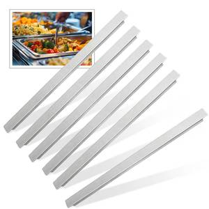 lot 12031 image: Philbinden Stainless Steel Steam Table Pan Divider Rods 12 (6-Pack) (Only 3)
