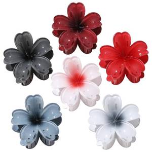 lot 12037 image: SMKSL Flower Hair Claw Clips 6-Piece Set