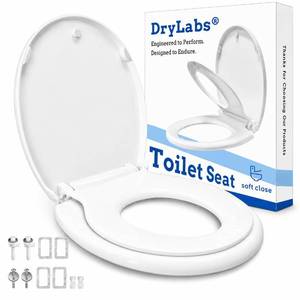 lot 19475 image: DryLabs Round Toilet Seat with Soft Close