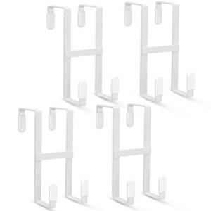 lot 20378 image: FYY Over The Door Hooks 4-Pack Heavy Duty Stainless Steel