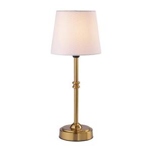 lot 5753 image: O��Bright Seraph - Cordless LED Table Lamp with Dimmer, Built-in Rechargeable Battery, 3-Level Brightness, Patio Table Lamp, Bedside Night Lamp, Ambient Light for Restaurant, Antique Brass