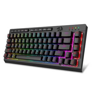 lot 6355 image: Redragon Wireless Gaming Keyboard, RGB Backlit, Portable 60% Design, Black