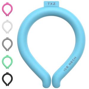 lot 6359 image: Cooling Neck Wrap for Summer Heat Relief, Wearable Ice Neck Cooling Tube with Quick Freeze Gel, Reusable Hands-Free Cold Band Lasts Up to 5 Hours for Outdoor, Yardwork, Workouts