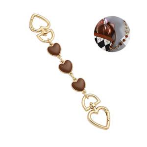 lot 6362 image: Anbys 1Pcs Bag Extender Chain Purse Strap Extenders for Handbags Purse Extender Chain Purse Strap Replacement Accessories Bag Charms (Coffee)