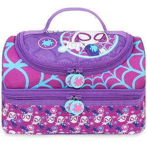 lot 6423 image: Get Trend Marvel Ghost Spider Girls Reusable Insulated Lunch Bag, Lightweight 3L Cooler Bag, Dual Compartment with Handle, Fits Kids Lunch Box for School, Picnic, Gifts for Girls (Multi Ghost Spider)