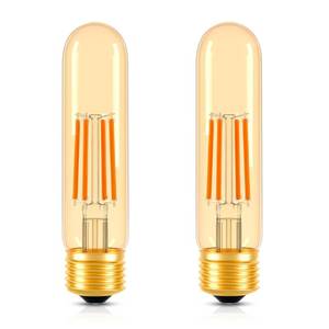 lot 6434 image: ToBeGreat E26 T10 LED Bulb 4W Equivalent 40W 2200K Amber Warm White 2 Pack