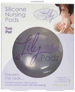 lot 6447 image: LilyPadz� Reusable Silicone Nursing Pads Double Pair Regular Size