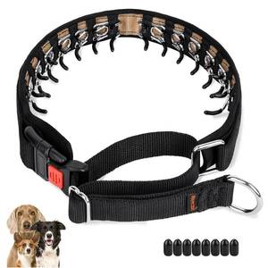 lot 6449 image: Mayerzon Martingale Dog Collar No Pull, Black, S  Neck Cir 11.5-14.5