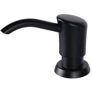 lot 6469 image: GAGALIFE Dish Soap Dispenser for Kitchen Sink, 17 oz Bottle, Matte Black