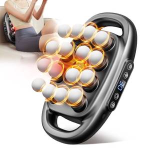 lot 11259 image: VTT 16 head massage gun deep tissue, Percussion Muscle Massager with 16 Heads, 3 Modes & 30 Intensities,Quiet Handheld Massager for Back Neck Shoulder Legs Muscle Pain Relief (Used)
