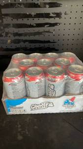 lot 11302 image: Ghost Energy Drink 12-Pack 16 oz Cans (Missing One)